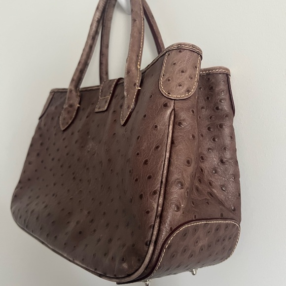 VTG DOONEY & BOURKE Ostrich Skin Bag - Picture 8 of 16